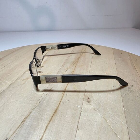 ARMANI EXCHANGE Eyeglasses Black With Mother of Pearl AX221 65Z 135 Frame Only - Picture 3 of 10